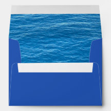 Envelope Oceano para Ilha ou Casamento Tropical