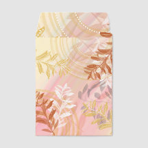 Envelope para Envio de Florais Botânicos Abstratos