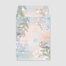 Envelope para Envio de Florais Botânicos Abstratos