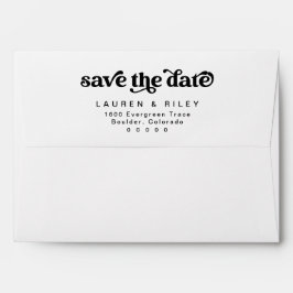Envelope Pré-Endereçado De Casamento Retroativo