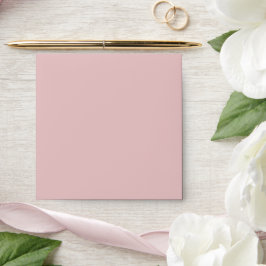 Envelope Quadrado Sólido de Blush Moles Vintage