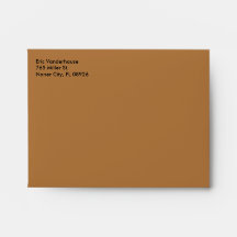Envelope Reciclado Brown Kraft A2 para cartões pos