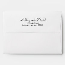 Envelope Rustic Elegant Invitation