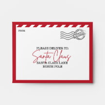Envelope Santa Claus