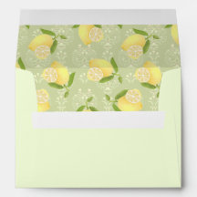 Envelope Verde Lemon Motif Love