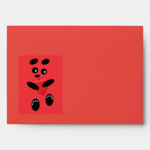 Envelope Vermelho Panda in Love