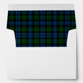 Envelopes de Casamento Campbell Tartan