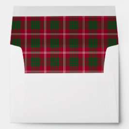Envelopes de Casamento Crawford Tartan