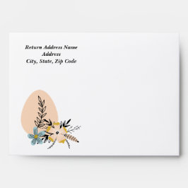 Envelopes de Páscoa de Ovos e Flores de Páscoa