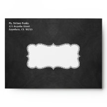 Envelopes pretos do casamento do dente-de-leão do