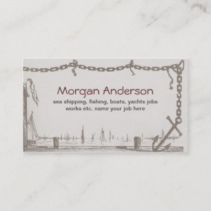 envia os barcos que pescam o cartão de visita do