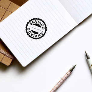 Enviado, Carimbo de Borracha Português