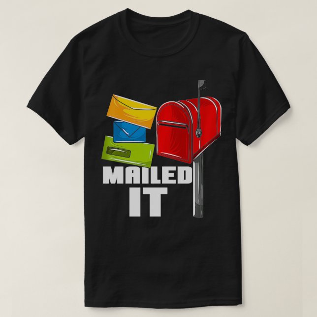 Enviado Para Pullover De Empregado Postal (Frente do Design)