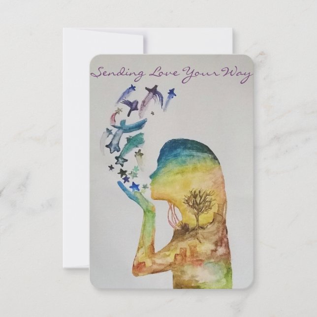 Enviando Cartões de Saudação de Amor (Frente)