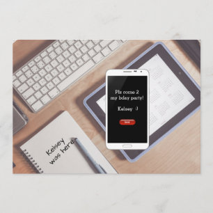 Enviando Convite de Aniversário