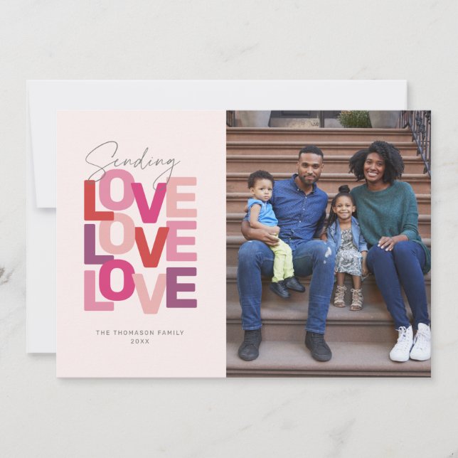 Enviando o cartão com fotos vermelho-rosa do Namor (Frente)