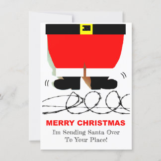Enviando Papais noeis - Cartões de natal de cartõe