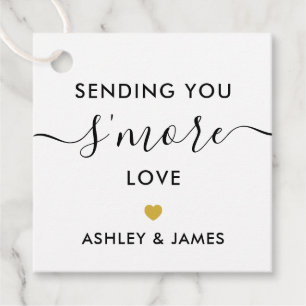Enviando Sua Etiqueta De Amor, Dourada De Casament
