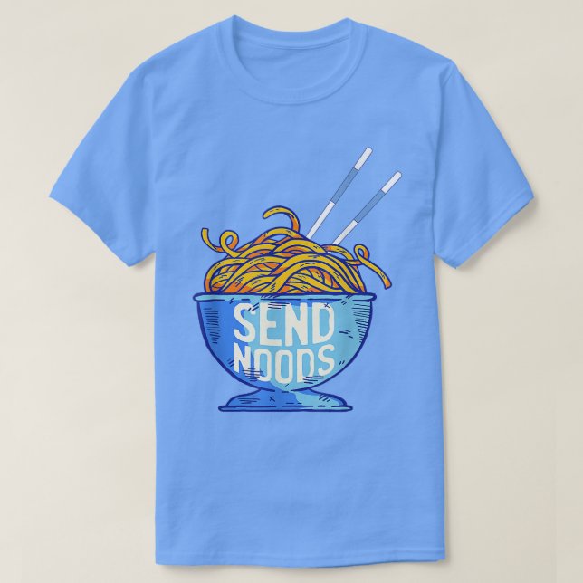 Enviar Camisa de Noods - Engraçado Ramen (Frente do Design)