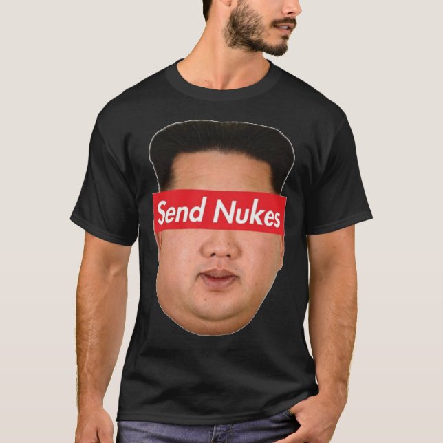Enviar Nukes Kim Jong Un Meme Classic T-Shirt (Frente)