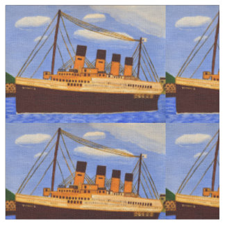 Enviar tecido de algodão Titanic