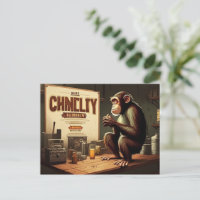 Enviar um sorriso com cartões postais macacos