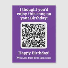 Enviar uma Música por Código QR em um Cartão Magné