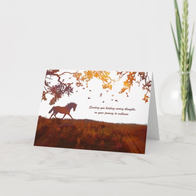 Envie o cartão de inquietação dos pensamentos da (Frente)