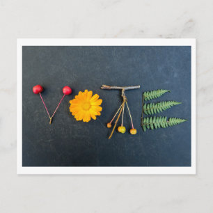 Envie o cartão postal VOTE