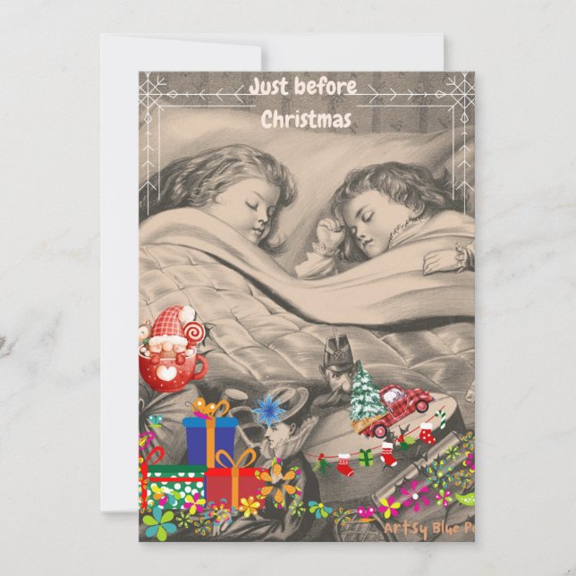 Envie seu próprio cartão de Natal com mensagem esp (Frente)