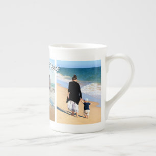 Envie Sua Colagem de Fotos Caneca de Porcelana Pre