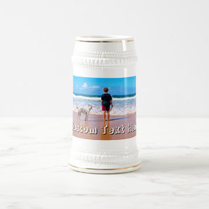 Envie Sua Foto Caneca de Cerveja Presente Adiciona