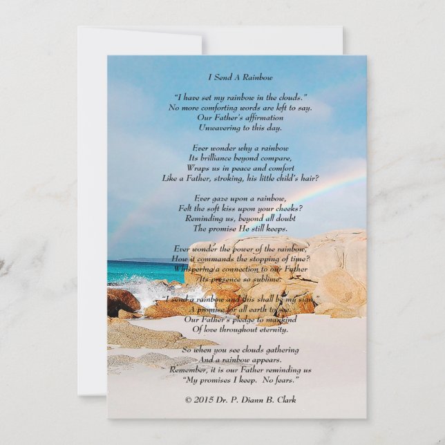 "Envio Um Arco-Íris" Matou (Frente)