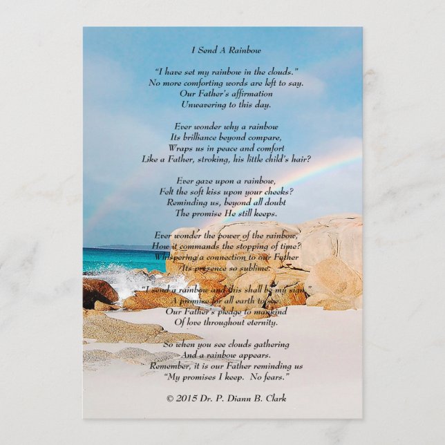 "Envio Um Arco-Íris" Matou (Frente)