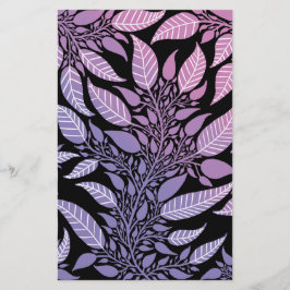 Envolvimento Colorido de Sabão de Folha Roxo e Ros