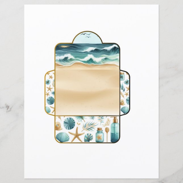 Ephemera Mini Envelope Scrapbooking (Frente)