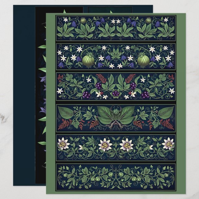 Ephemera Sheet - Woodland Moth (Frente/Verso)