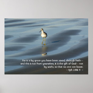 Ephesianos 2:8 e 9 Poster