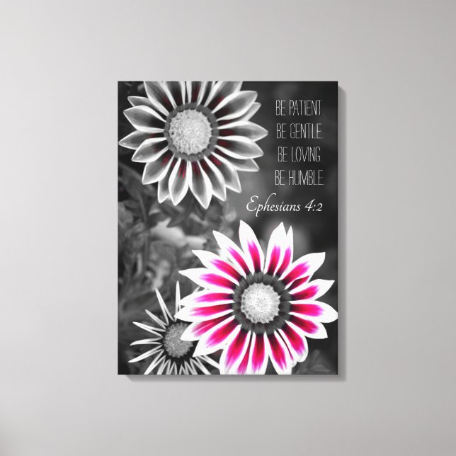 Ephesianos 4:2 Canvas (Frente)