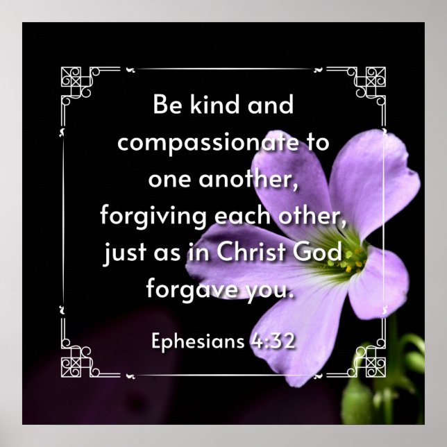 Ephesianos 4:32 poster (Frente)