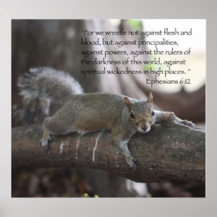 Ephesianos 6:12 Poster
