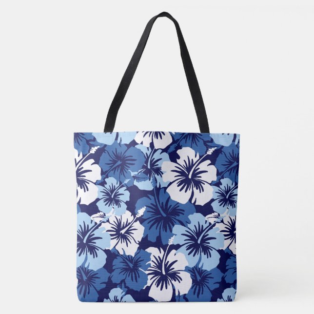 Epic Hibiscus Hawaiian Floral Bolsa de praia Aloha (Frente)