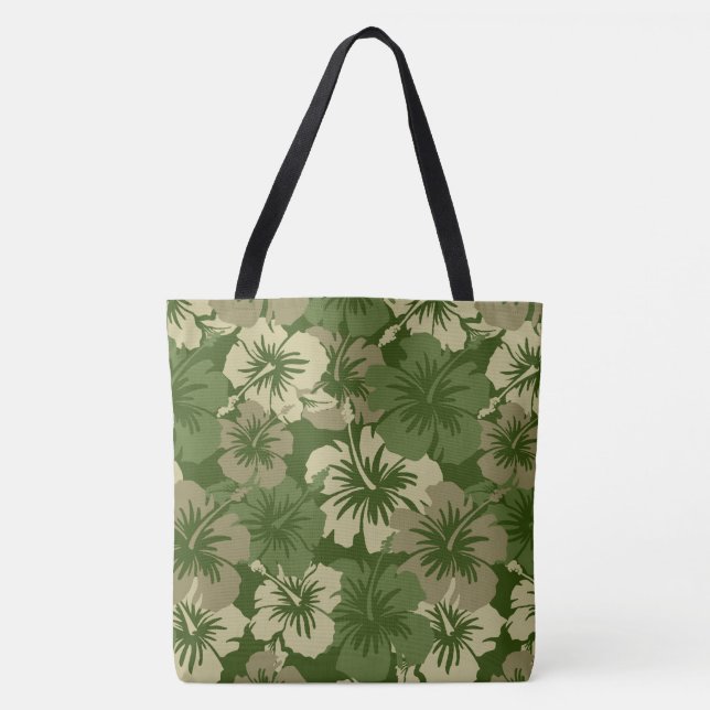 Epic Hibiscus Hawaiian Floral Bolsa de praia Aloha (Frente)