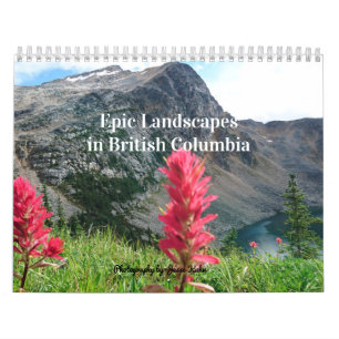 Epic Landscaps no Calendário da Colúmbia Britân