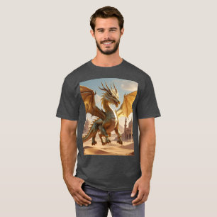 Epic Oriental Dragon - Fantasy Graphic T-Shirt