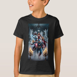 Epic Showdown: Vingadores vs Fantasmas T-Shirt