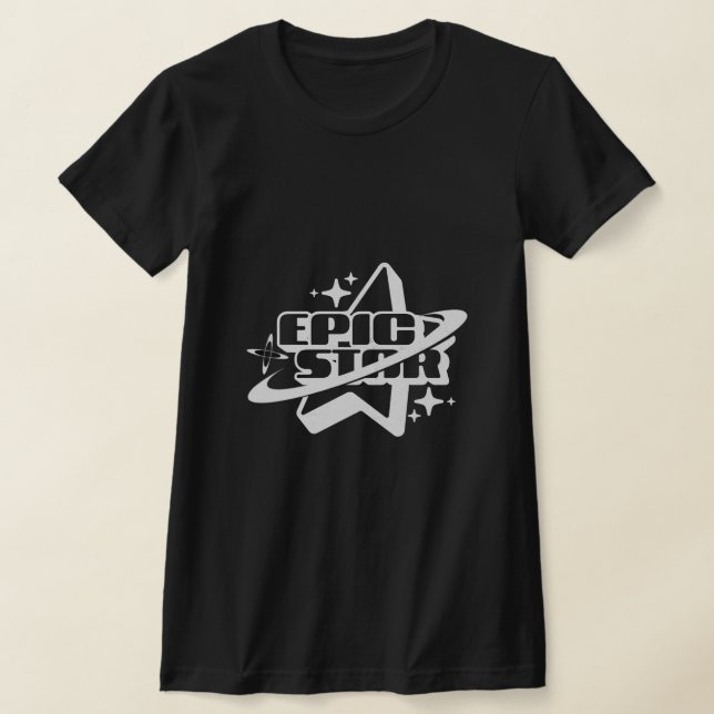 Epic Star T-Shirt | Teto Gráfico da Galáxia Espaci (Postura )