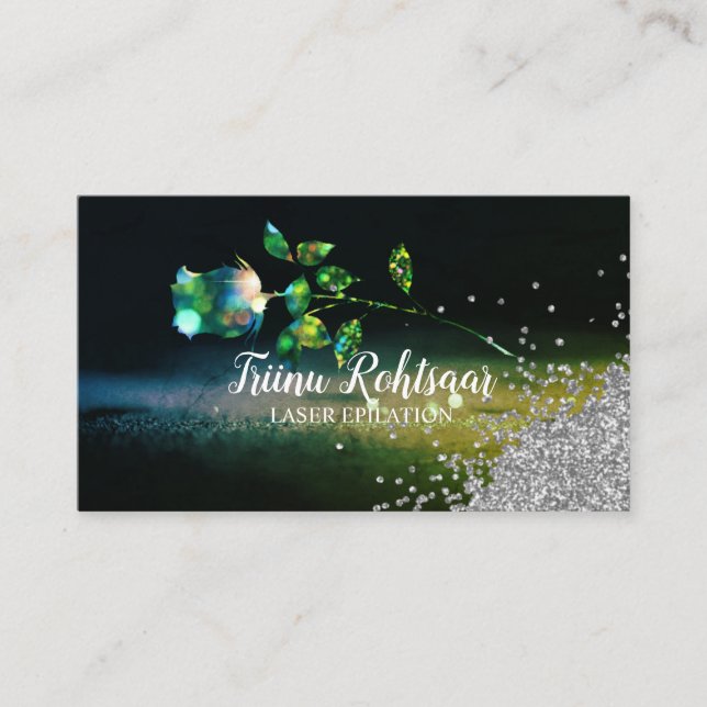 EPILAÇÃO LASER - Cartão de visita de Espumação da  (Frente)