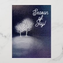 Época de alegria, paisagem noturna