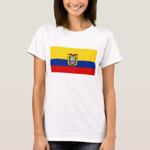 Equador Sinalizador x Mapa T-Shirt